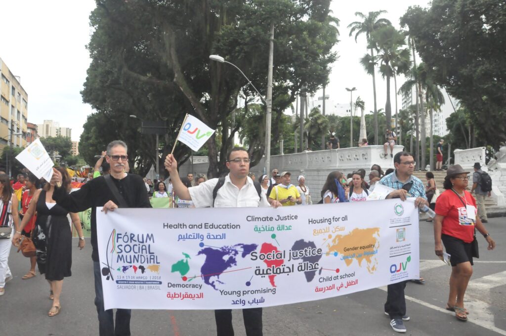 Marcha de abertura do Fórum Social Mundial 2018 em Salvador
