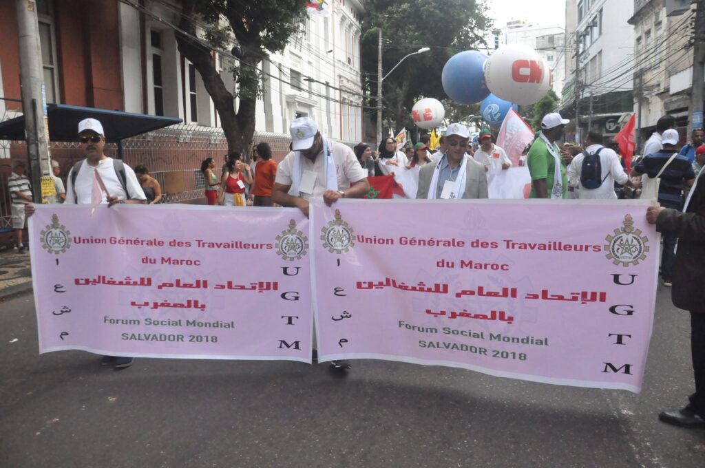 Marcha de abertura do Fórum Social Mundial 2018 em Salvador