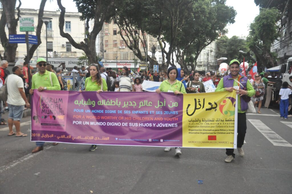 Marcha de abertura do Fórum Social Mundial 2018 em Salvador