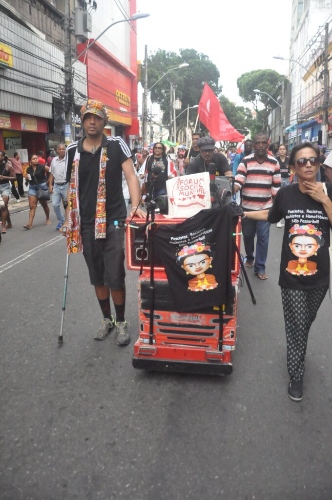 Marcha de abertura do Fórum Social Mundial 2018 em Salvador