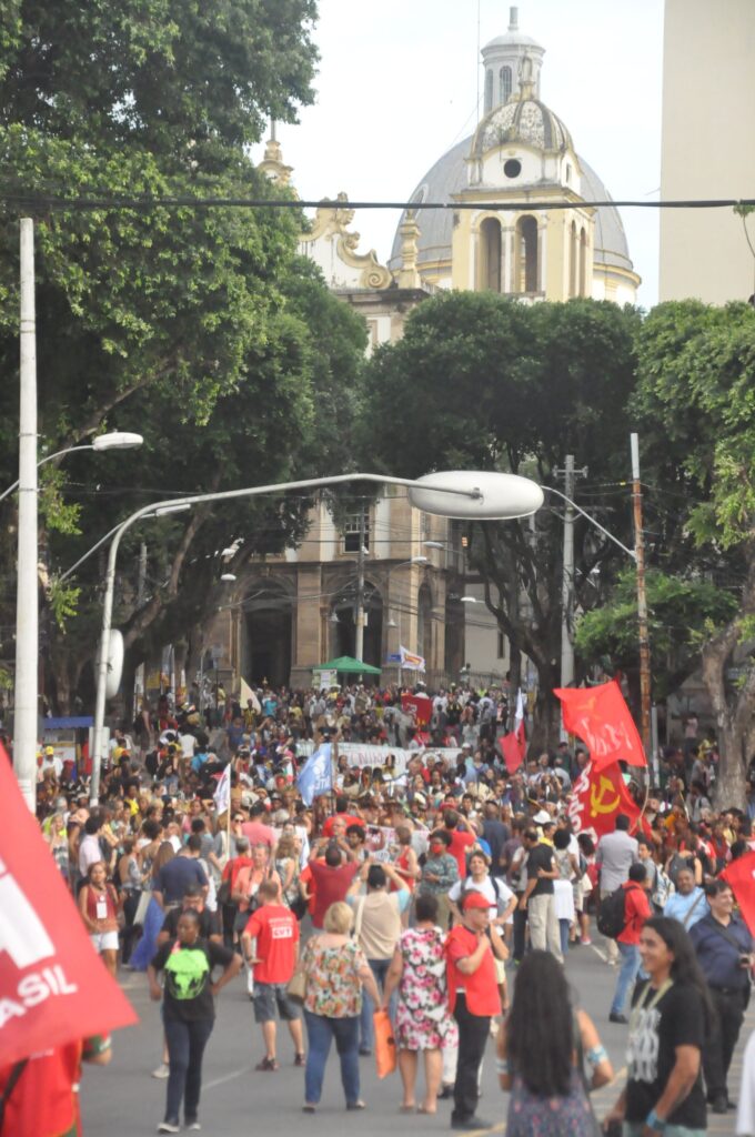 Marcha de abertura do Fórum Social Mundial 2018 em Salvador