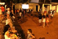 Cobertura da ação cineclubista no Alto do Eucalipto