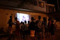Cobertura da ação cineclubista no Alto do Eucalipto